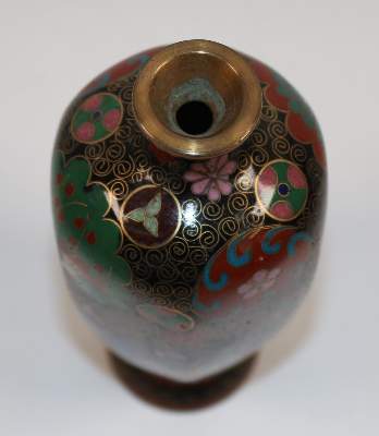 Bild Nr.2: 139-2461 Cloisonné Vase: (Asiatika)