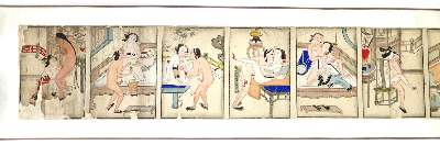Bild Nr.13: 139-2494 Shunga Bildrolle: (Asiatika)