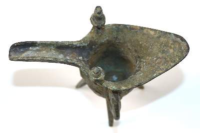 Bild Nr.4: 139-2511 Weihgefäß Sakral Bronze: (Asiatika)