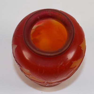Bild Nr.21: 139-2514 Art Nouveau Vase: (Glas)