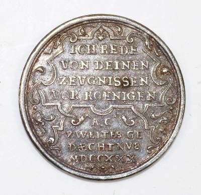 Bild Nr.2: 139-2593 Confessio Augustana 1730.: (Münzen und Medaillen, Medaillen)
