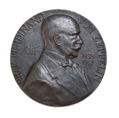 Bild Nr.1: 139-2611 Bronze Großmedaille.: (Münzen und Medaillen, Zeppelin)