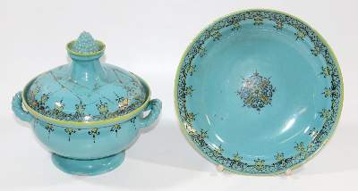 Bild Nr.1: 139-2626 Delft Terrine: (Porzellan u. Keramik)