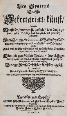Bild Nr.1: 139-264 (Stieler,K.) Pseud.: Der Spaten.: (Alte Drucke, Handschriften und Theologie)