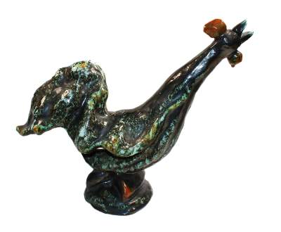 Bild Nr.2: 139-2641 Krähender Hahn,: (Porzellan u. Keramik)