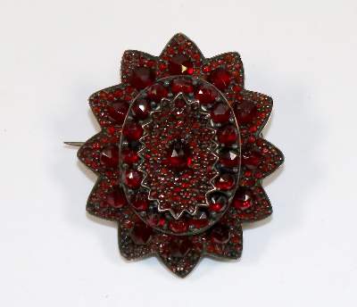 Bild Nr.1: 139-2656 Granat Broschanhänger,: (Schmuck, Anhänger)