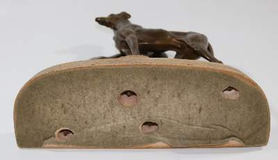 Bild Nr.3: 139-2694 Art Déco Windhunde.: (Skulpturen - Plastiken)