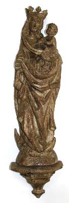 Bild Nr.1: 139-2712 Madonna mit Christuskind.: (Skulpturen - Plastiken, Volkskunst)