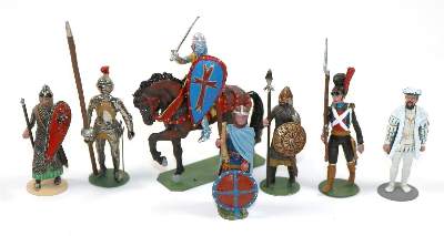 Bild Nr.1: 139-2742 Zinnfiguren.: (Spielzeug)