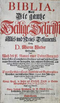 Bild Nr.1: 139-30 Biblia germanica.: (Bibeln)
