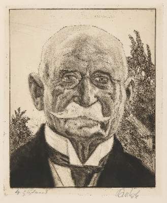 Bild Nr.1: 139-3082 Pankok, Bernhard.: (Künstlergraphik, Aeronautik, Zeppelin)
