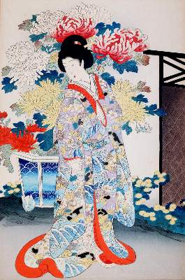 Bild Nr.5: 139-3359 Chikanobu, Toyohara: (Künstlergraphik, Japan)