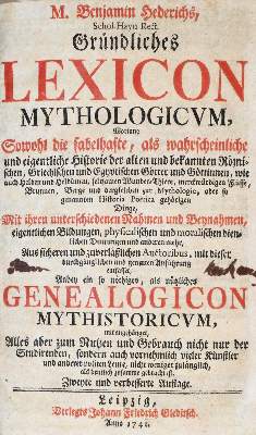 Bild Nr.1: 139-338 Hederich,B.: (Grenzwissenschaften und Okkultismus)