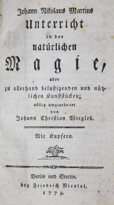 Bild Nr.1: 139-344 Wiegleb,J.C.: (Grenzwissenschaften und Okkultismus)
