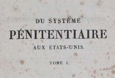 Bild Nr.1: 139-367 Beaumont,G.de u. A.de Tocqueville.: (Juridica und Kriminologie)