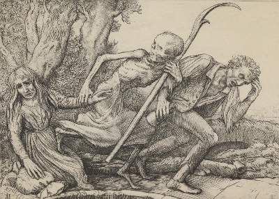 Bild Nr.1: 139-3685 Legros, Alphonse: (Künstlergraphik, Totentanz)