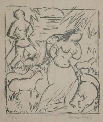 Bild Nr.1: 139-3691 Uhden, Maria: (Künstlergraphik)