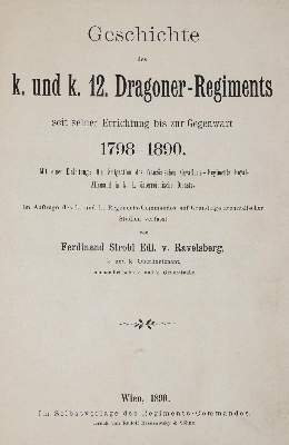 Bild Nr.1: 139-461 Strobl von Ravelsberg,F.: (Militaria)