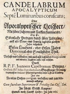 Bild Nr.1: 139-50 Brinzing,J.C.: (Alte Drucke, Handschriften und Theologie)