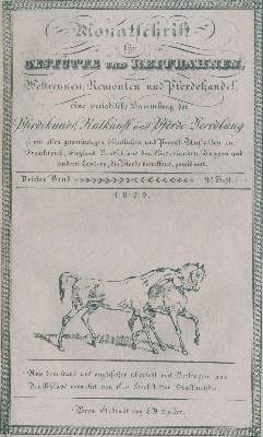 Bild Nr.1: 139-527 Monatsschrift: (Sport, Reitsport)