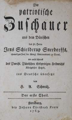 Bild Nr.1: 139-546 Sneedorff,J.S.: (Zeitschriften und Zeitungen)
