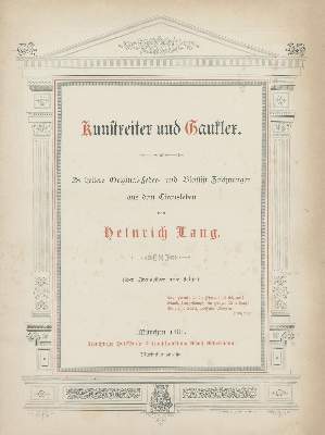 Bild Nr.1: 139-547 Lang,H.: (Zirkus)