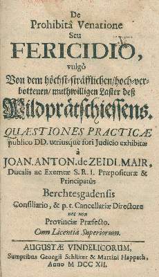 Bild Nr.1: 139-570 Zeidlmair,J.A.v.: (Jagd)