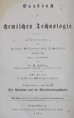 Bild Nr.1: 139-599 Mohr,F.: (Küche und Haushalt, Getränke, Wein und Weinbau)