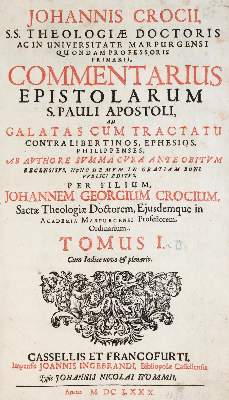 Bild Nr.1: 139-60 Crocius,J.: (Alte Drucke, Handschriften und Theologie)