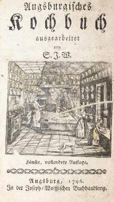 Bild Nr.1: 139-610 W(eiler),S.J.: (Küche und Haushalt, Kochbücher, Augsburg)