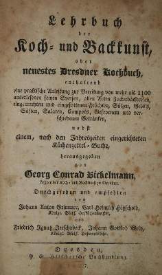 Bild Nr.1: 139-612 Bickelmann,G.C.: (Küche und Haushalt, Kochbücher)