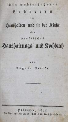 Bild Nr.1: 139-618 Gerike,A.: (Küche und Haushalt, Kochbücher)