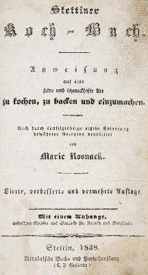 Bild Nr.1: 139-632 Rosnack,M.: (Küche und Haushalt, Kochbücher, Stettin)