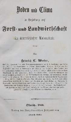 Bild Nr.1: 139-642 Sechs Werke in 5 Bänden.: (Land- und Forstwirtschaft, Forstwirtschaft, Österreich)