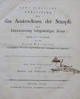 Bild Nr.1: 139-664 Johnstone,J.: (Land- und Forstwirtschaft, Landwirtschaft, Sumpf)