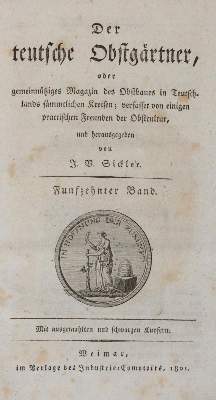 Bild Nr.1: 139-678 Sickler,J.V.: (Land- und Forstwirtschaft, Pomologie)
