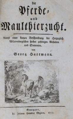 Bild Nr.1: 139-685 Hartmann,G.: (Land- und Forstwirtschaft, Tierhaltung, Pferde)