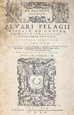 Bild Nr.1: 139-7 Aövaro Pealayo.: (Alte Drucke, Handschriften und Theologie)