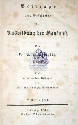 Bild Nr.1: 139-723 Stieglitz,C.L.: (Architektur)