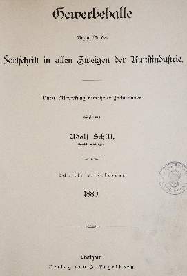 Bild Nr.2: 139-748 Gewerbehalle.: (Kunstwissenschaft)