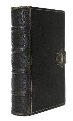 Bild Nr.1: 139-77 Schwarzer Ledereinband: (Einband)