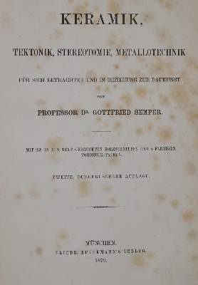 Bild Nr.1: 139-784 Semper,G.: (Kunstwissenschaft)