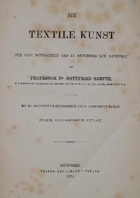 Bild Nr.2: 139-784 Semper,G.: (Kunstwissenschaft)