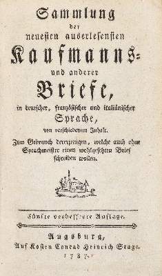 Bild Nr.1: 139-799 (Schatz,J.J.).: (Briefsteller)