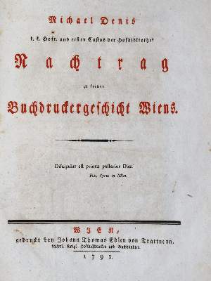 Bild Nr.4: 139-801 Denis,M.: (Buchdruckerei)