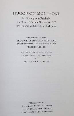 Bild Nr.3: 139-832 Mittler,E. u. W.Werner (Hrsg.).: (Faksimile)