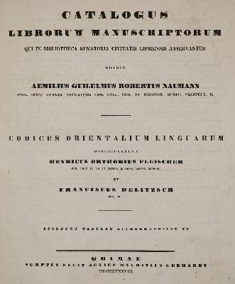 Bild Nr.1: 139-844 Naumann,R.: (Handschriften, Leipzig)