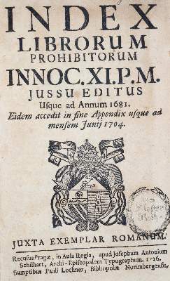 Bild Nr.1: 139-845 Index librorum prohibitorum.: (Bibliographie und Buchwesen)