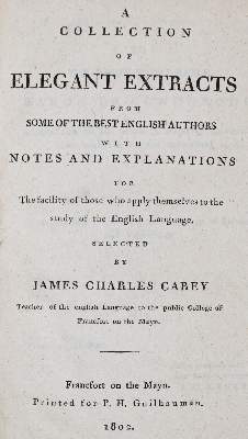 Bild Nr.1: 139-854 Carey,J.C.: (Lexika - Wörterbücher - Sprachwissenschaften)