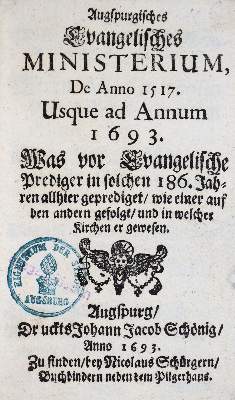 Bild Nr.1: 139-9 (Neumeister,E.).: (Augsburg)